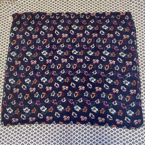 Floral snood scarf